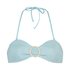 Bandeau Bikini Top Crinkle, Blau, main Bandeau Bikini Top Crinkle, Blau
