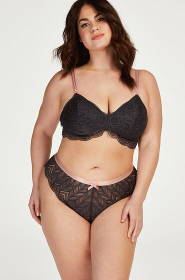 Hunkemöller Slip brésilien échancré Jennifer Curvy Gris