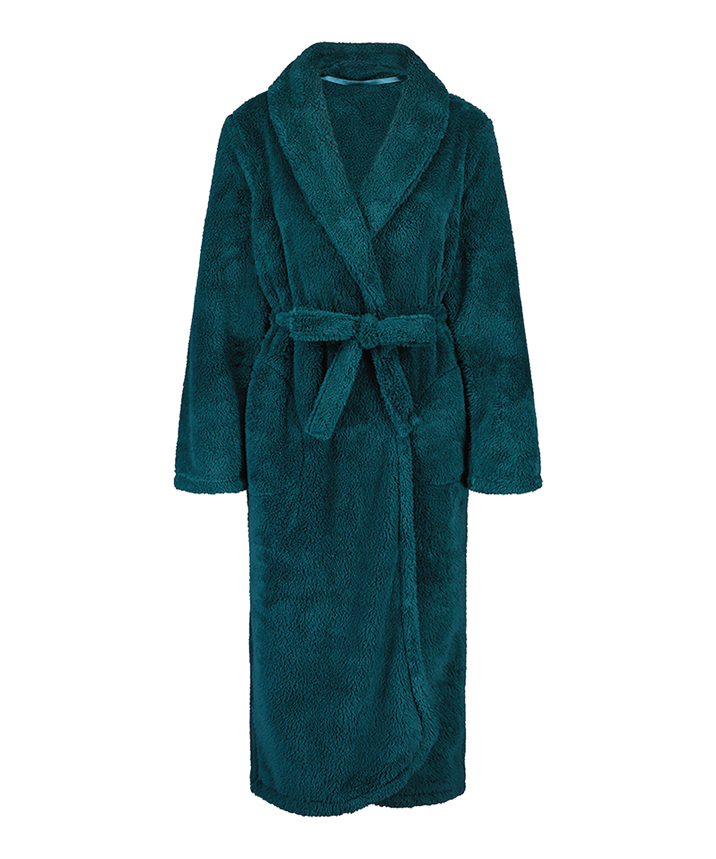Bademantel Fleece, Blau, main