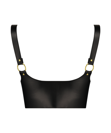 Private Push-Up Top, Schwarz