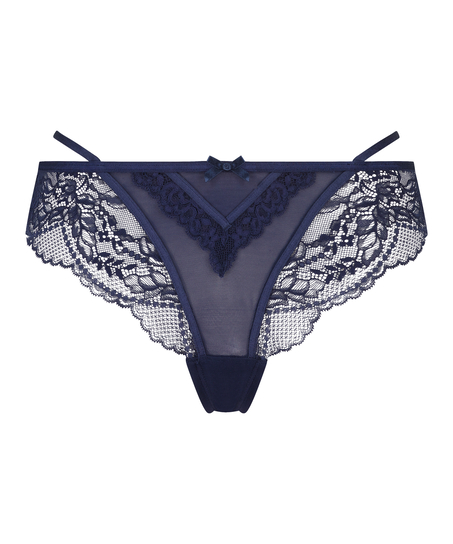 Slip br&eacute;silien Anna, Bleu