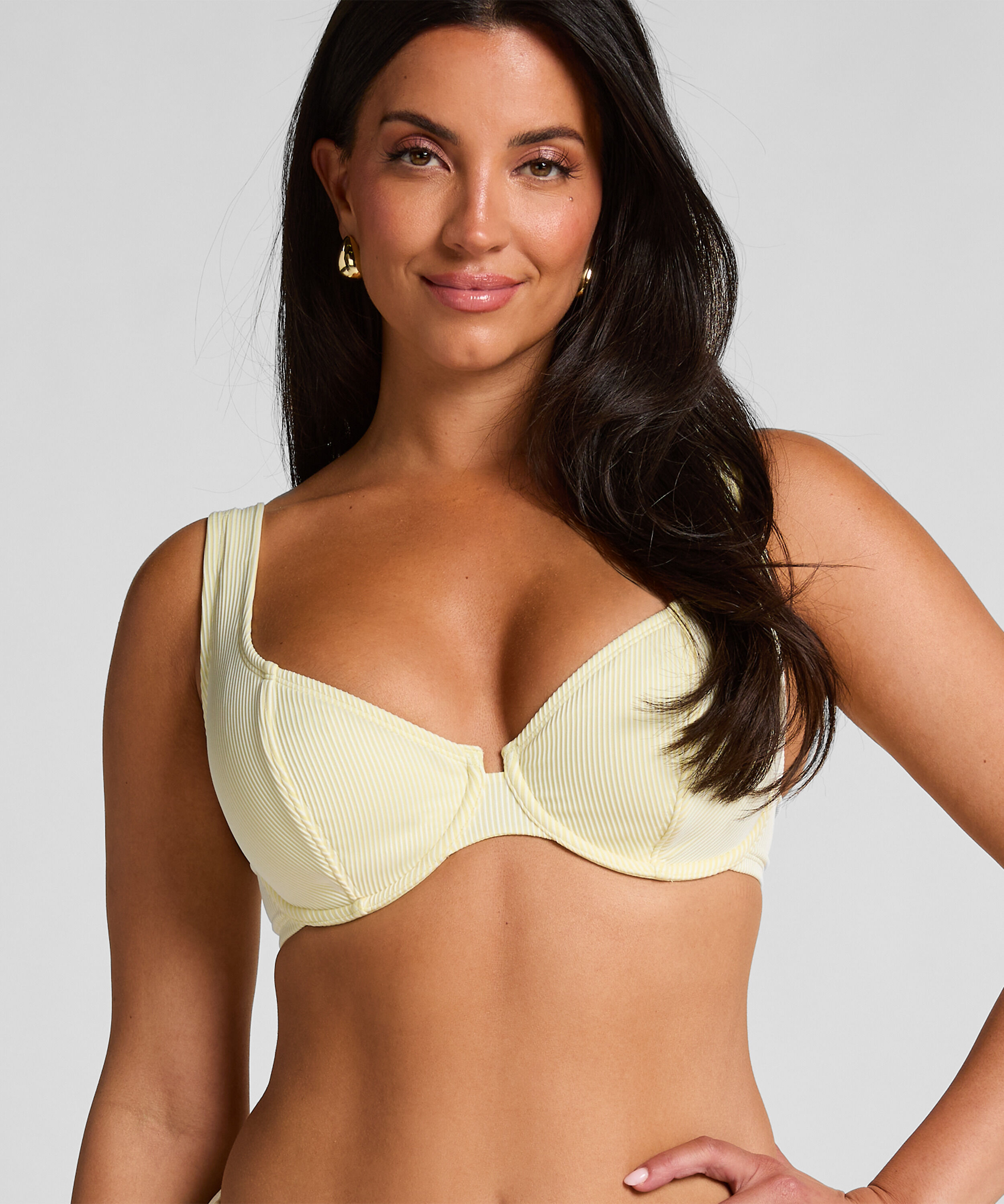 Haut de bikini Fiji, Jaune