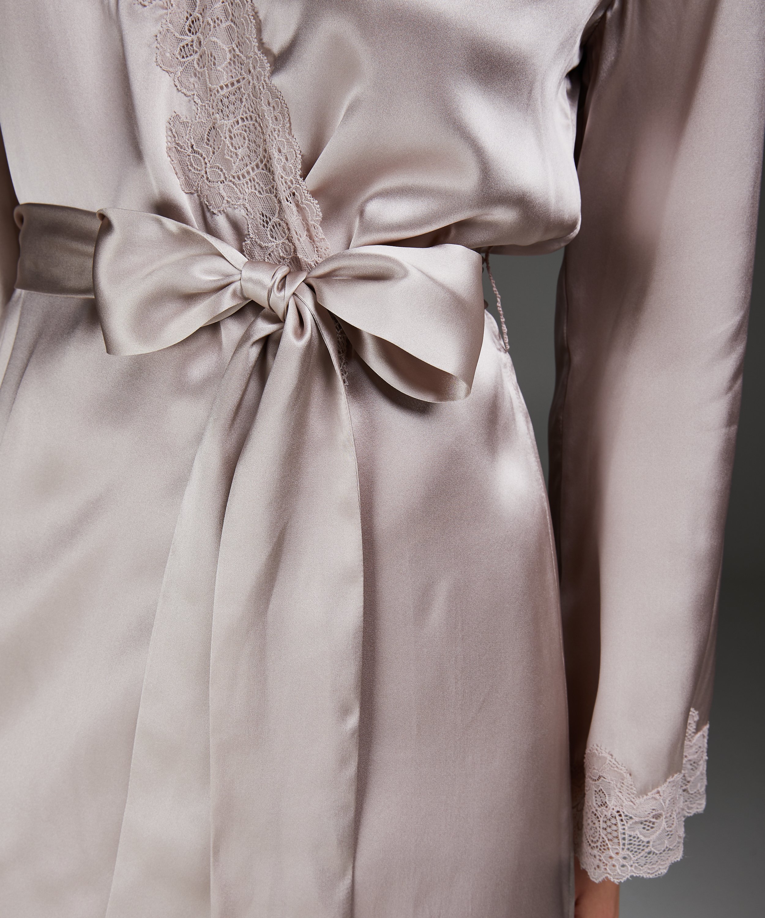 Kimono-Seidenspitze, Rose, main