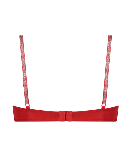 Soutien-gorge à armatures préformé Plunge, Rouge