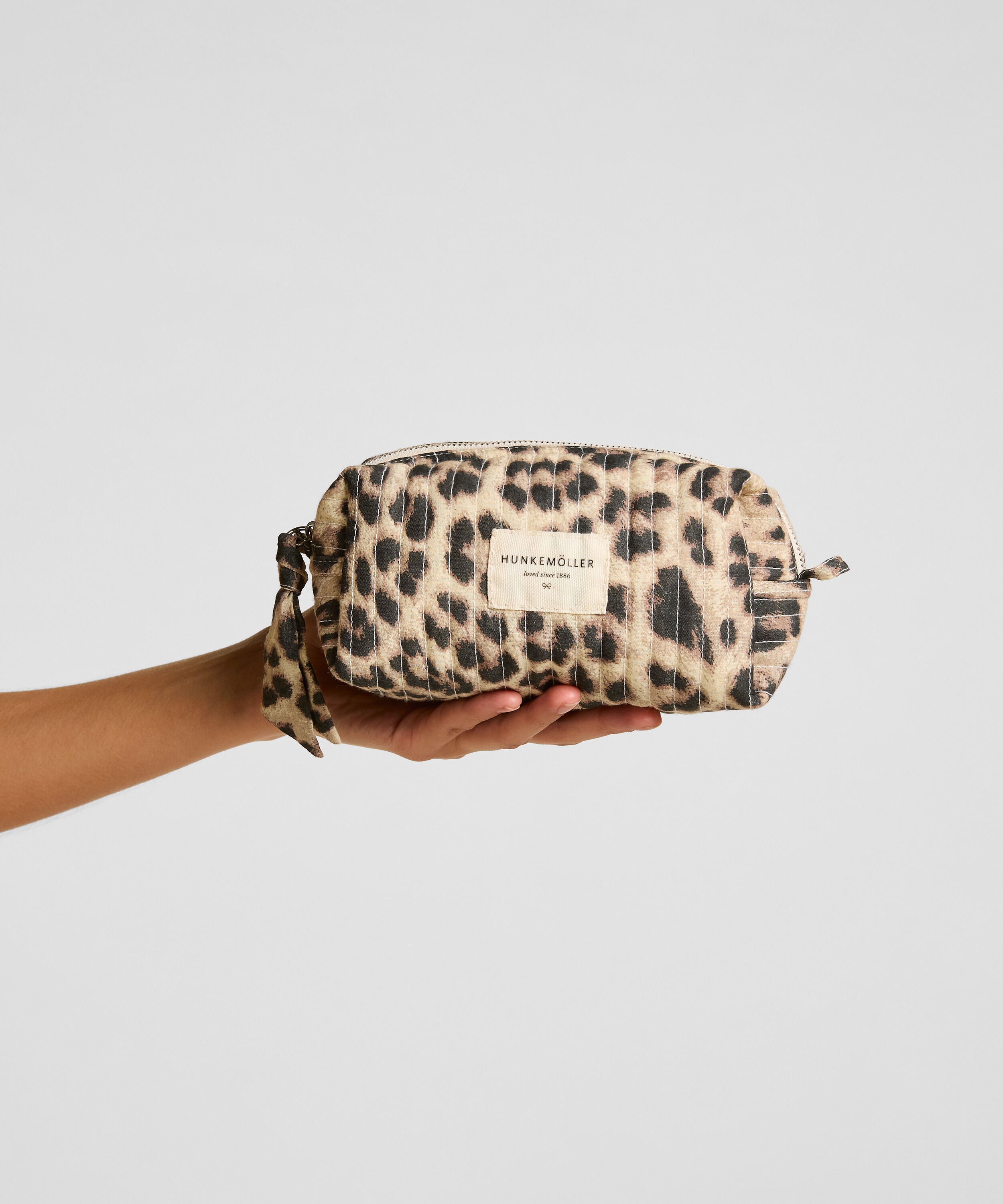 Make-up Tasche Klein Leopard, Beige Make-up Tasche Klein Leopard, Beige