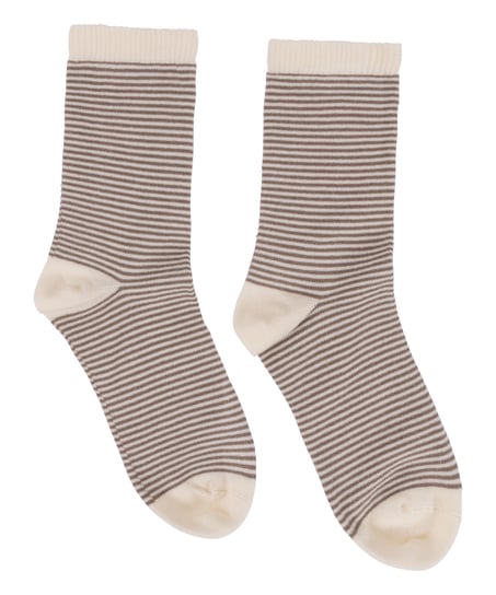 Crew-Socken aus Modal, Braun