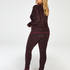 Leggings Micro Fleece, Rot