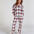 Haut de Pyjama Flanel, Blanc
