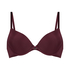 Soutien-gorge &agrave; armatures pr&eacute;form&eacute; Plunge, Rouge