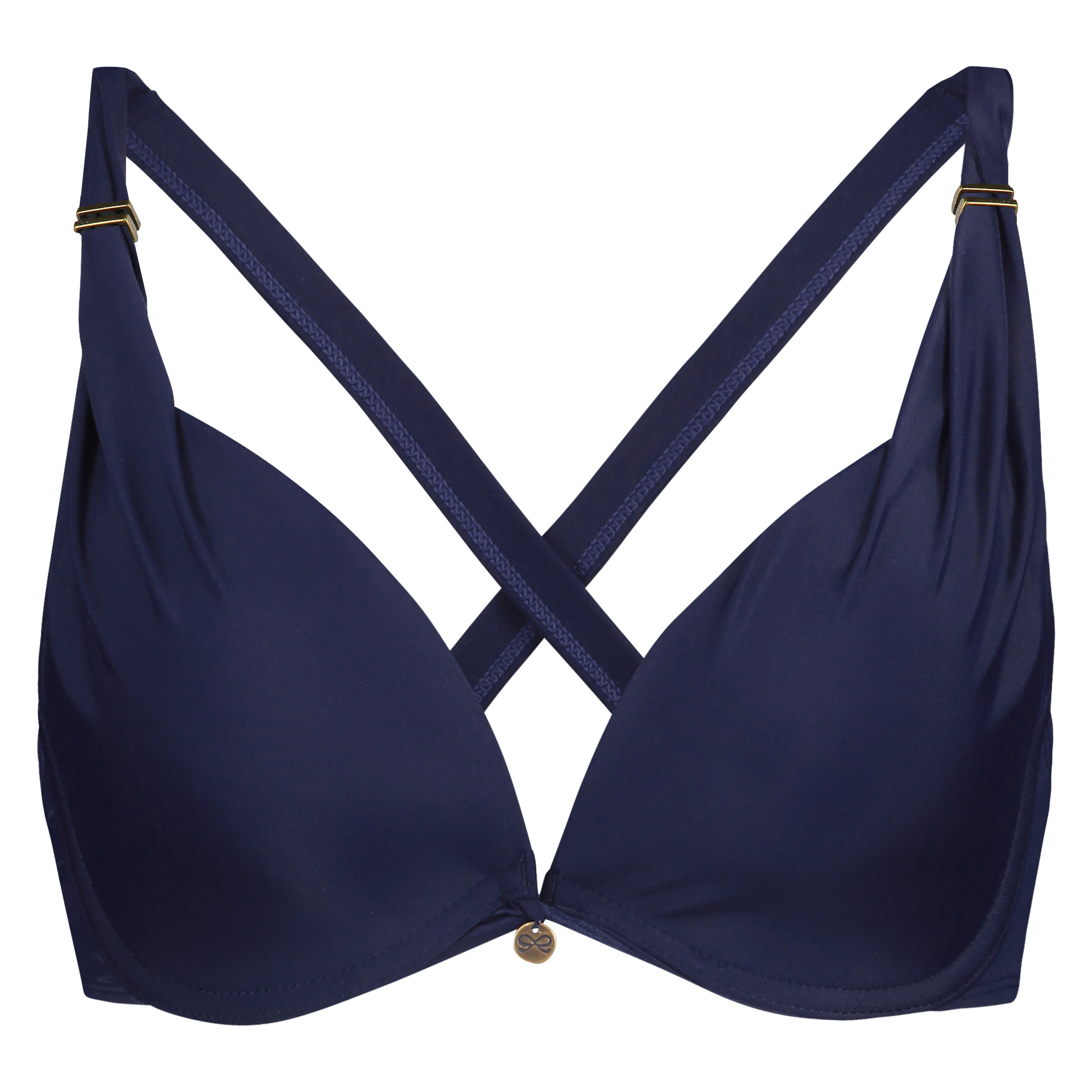 Haut de bikini &agrave; armatures pr&eacute;form&eacute; Sunset Dreams Taille E +, Bleu, main