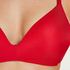 Soutien-gorge sans armatures préformé Mona, Rouge