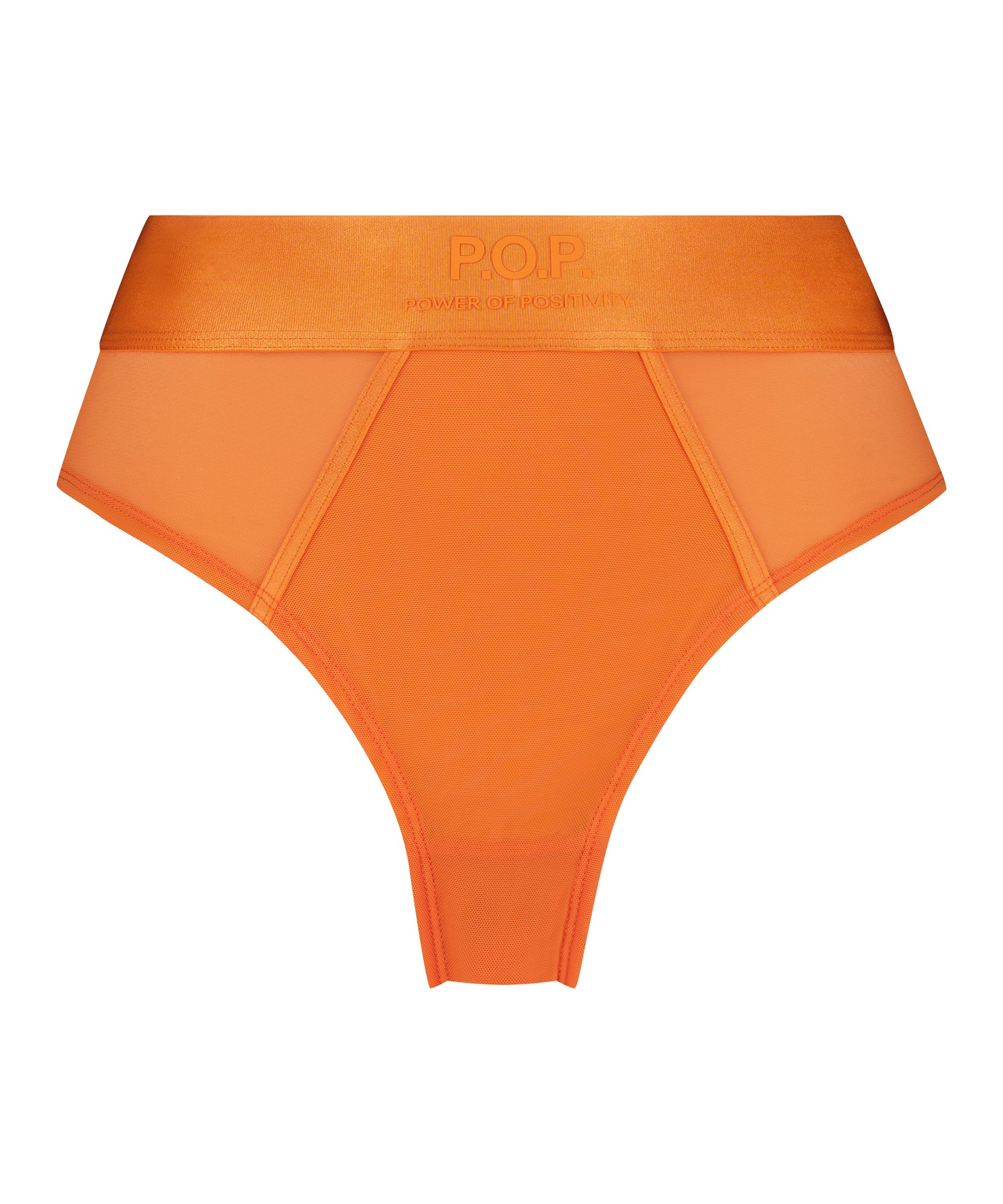 Hochgeschnittener Brazilian-Slip Flexing, Orange, main