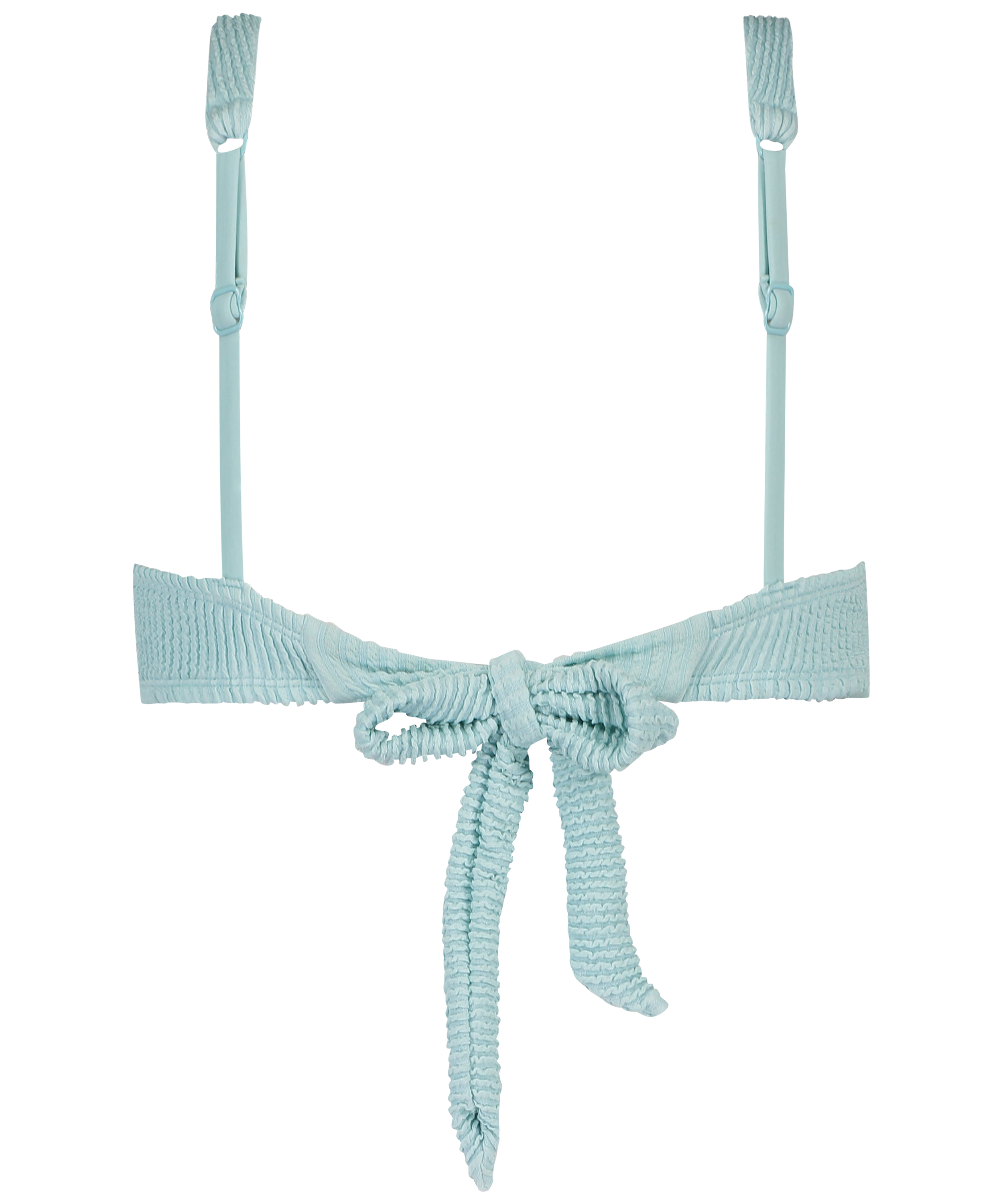 Bikini-Crop-Top Crinkle, Blau, main