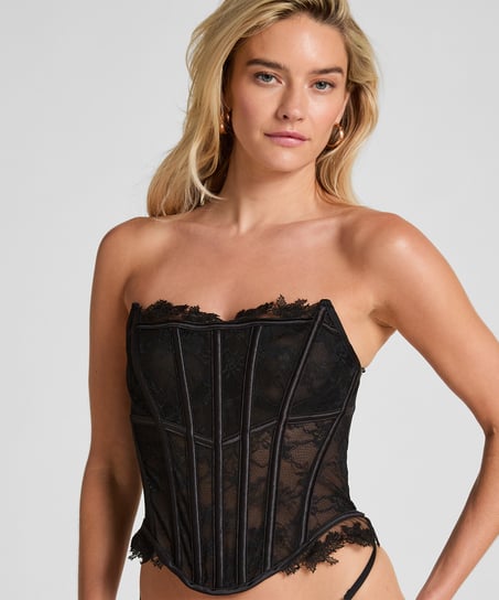 Bustier Julia , Schwarz