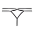 Tanga String Effie, Schwarz