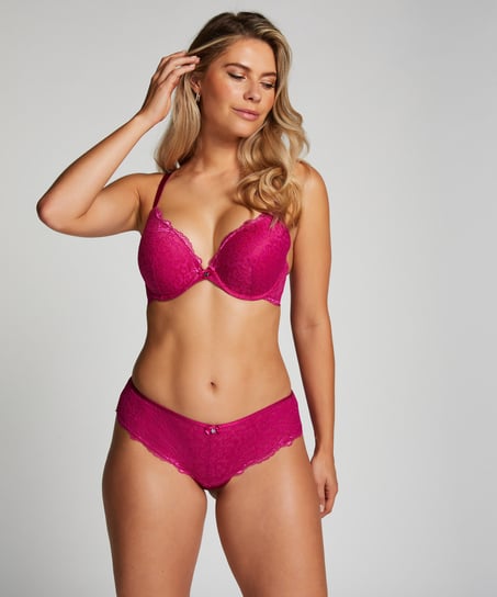Soutien-gorge &agrave; armatures pr&eacute;form&eacute; push-up Marine, Rose