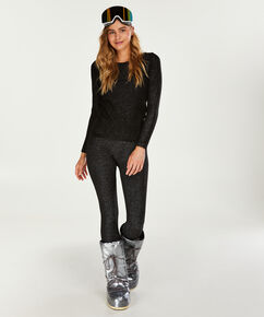 Legging de sport taille basse HKMX, Noir