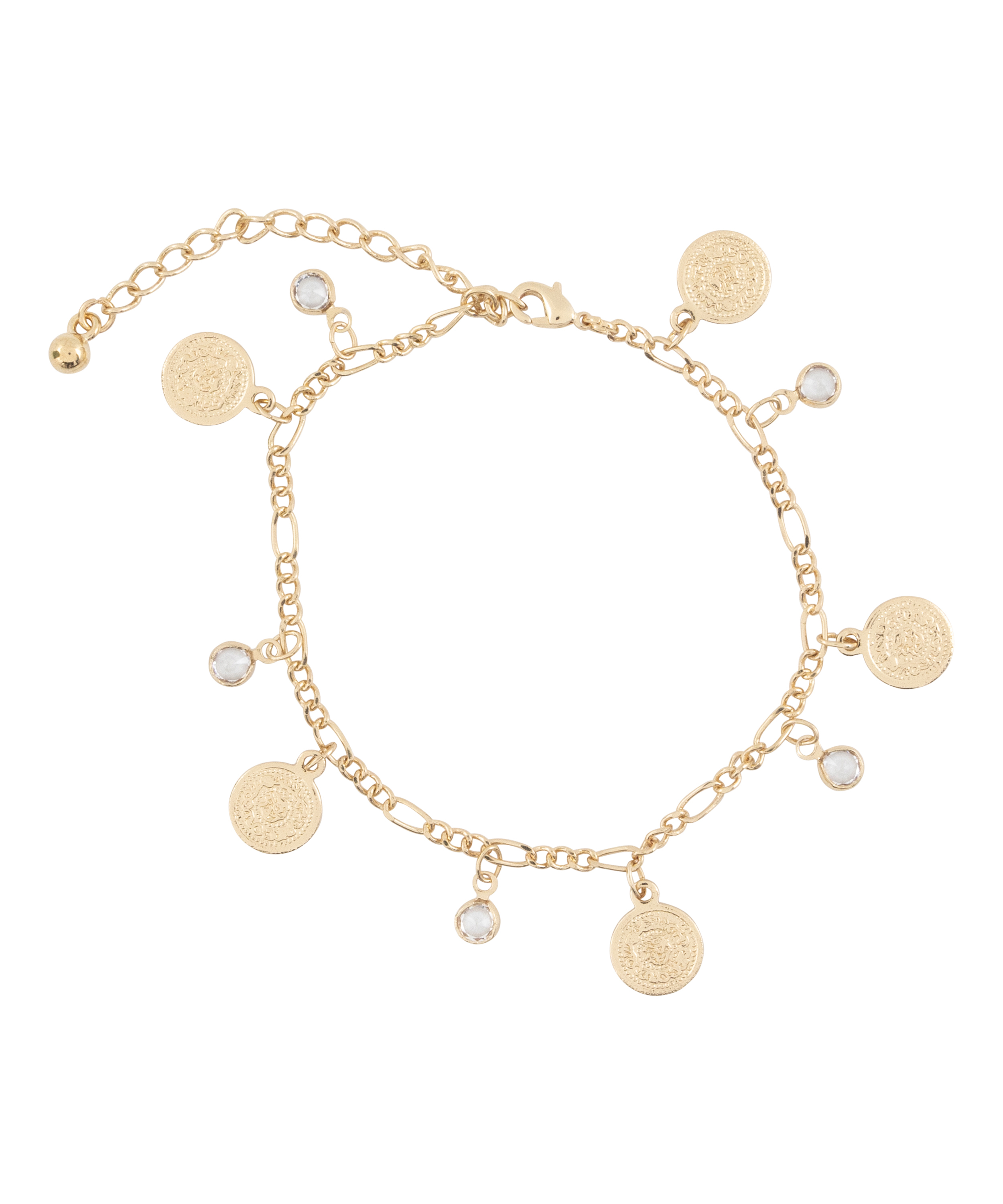 Anhänger-Armband, Gelb, main