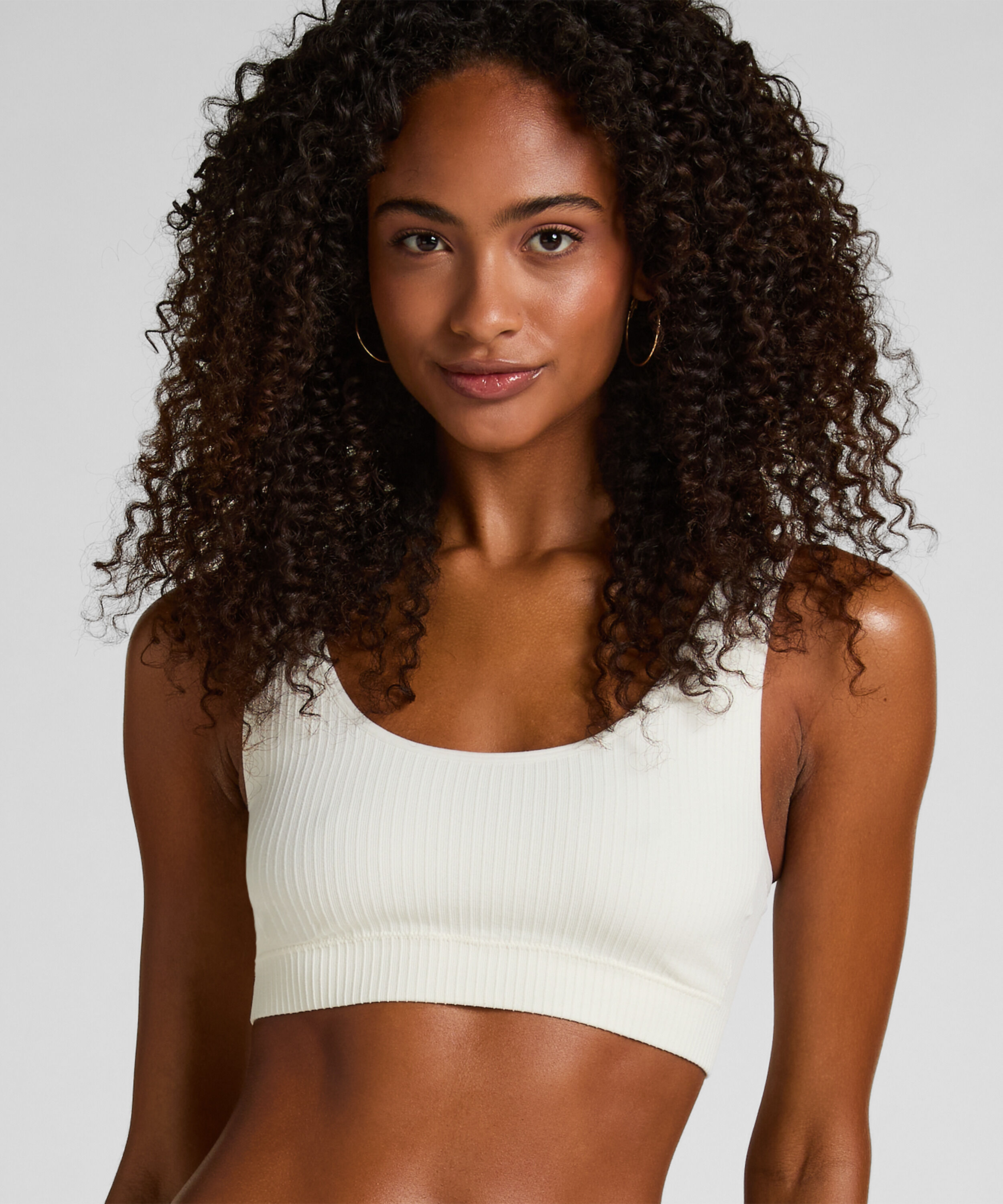 Bralette Scoop Dianne, Weiß
