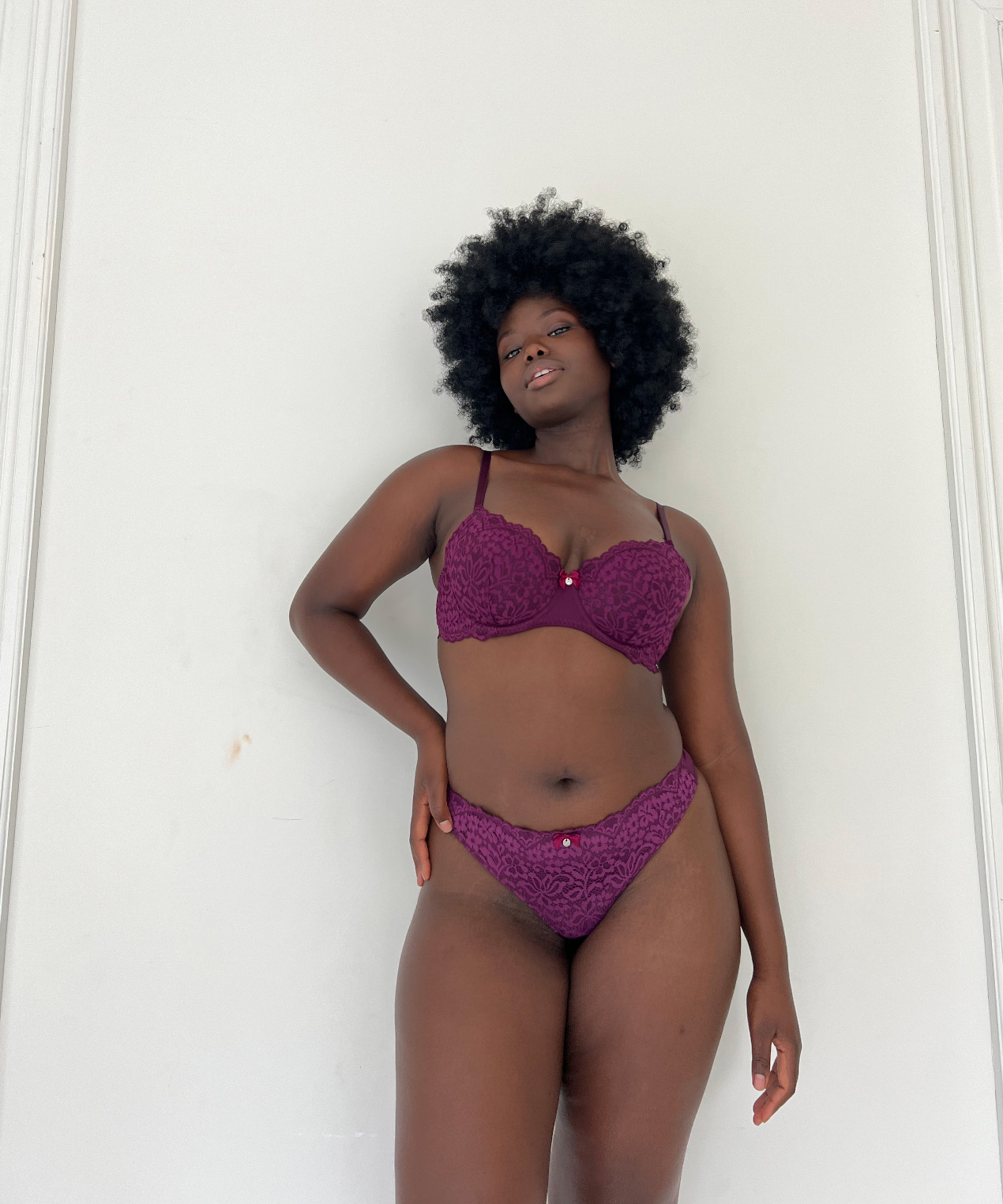 Vorgeformter Bügel-BH Rose, Lila, main