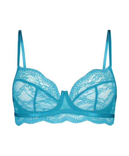 Soutien-gorge non-rembourr&eacute; &agrave; armatures Isabelle, Bleu
