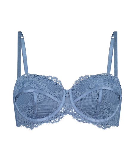 Vorgeformter strapless Bügel-BH Daisy, Blau
