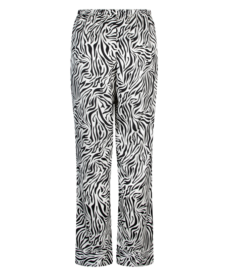 Pantalon Satin, Blanc