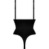 String taille haute à gaine sculptante sans coutures mise en forme, Noir