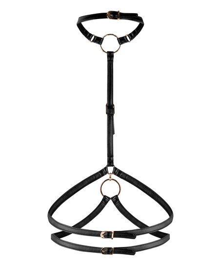Harness-Top PU, Schwarz
