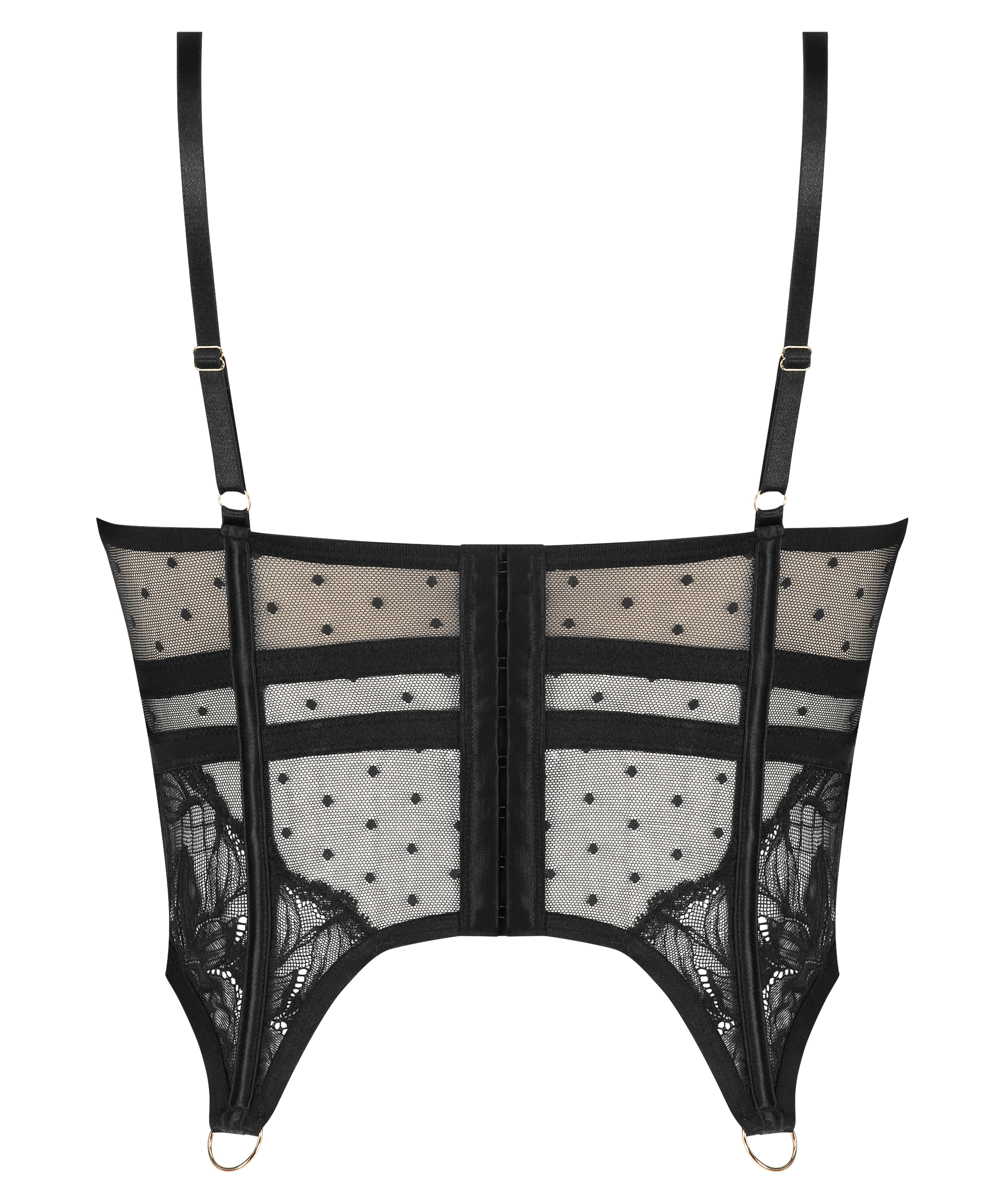 Bustier Lulu, Schwarz, main