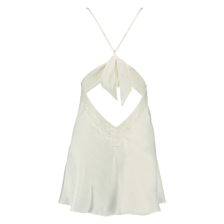 Nuisette Lessie Satin, Blanc