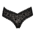 Slip brésilien V-shape mesh, Noir