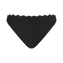 Slip de Bikini &Eacute;chancr&eacute;s Scallop, Noir