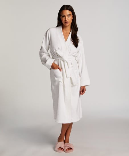 Quilt Bademantel, Lila