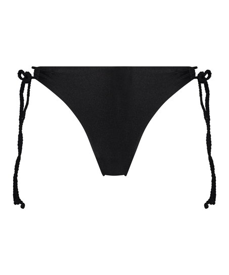 Bas de bikini slip br&eacute;silien Lais, Noir
