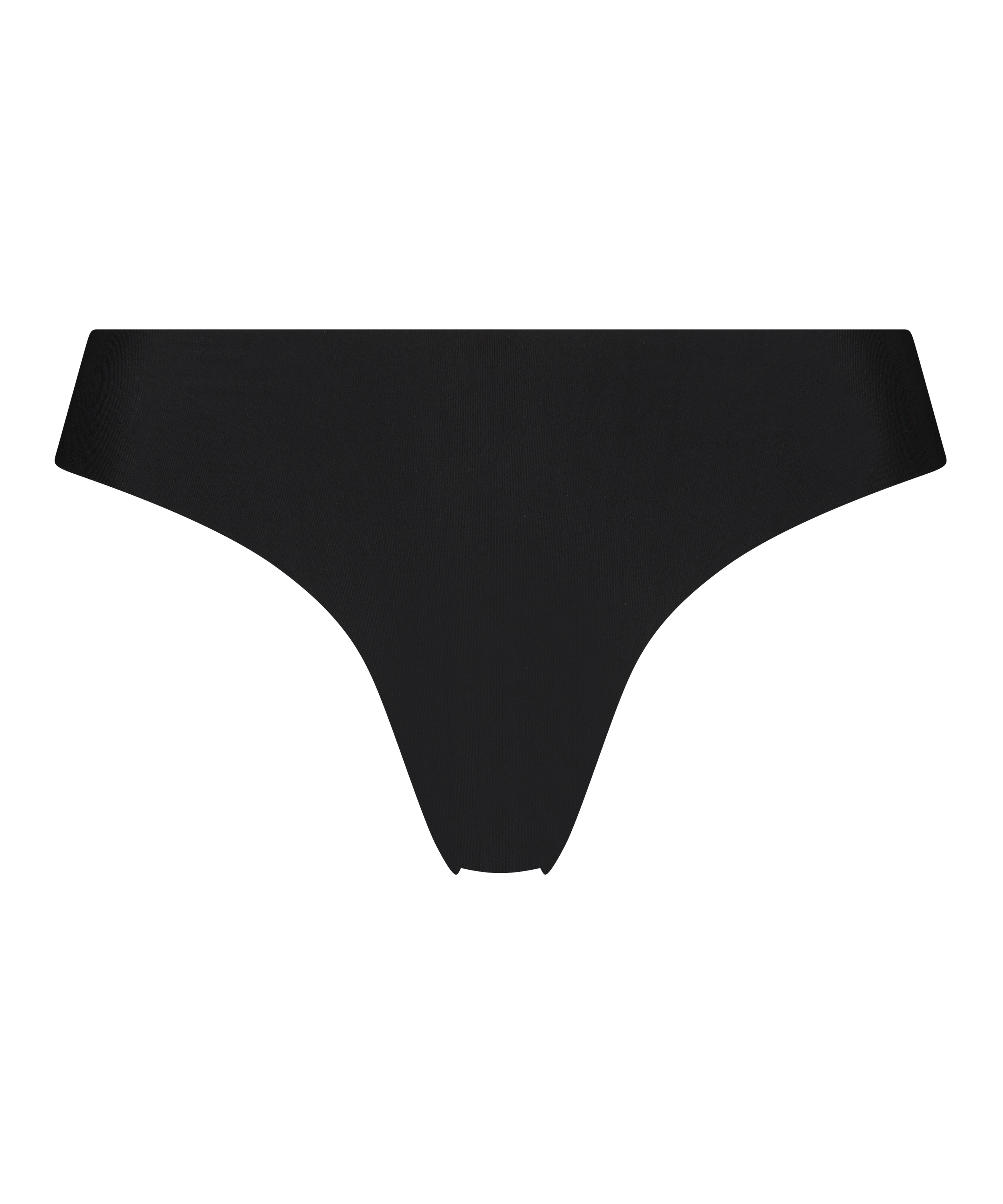 Slip brésilien résille invisible, Noir, main