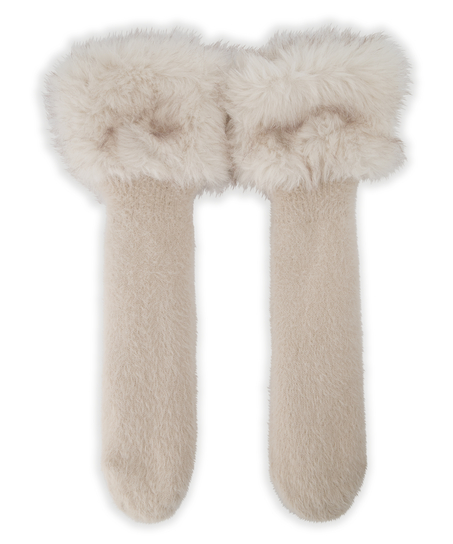 Chaussettes pour bottes, Blanc
