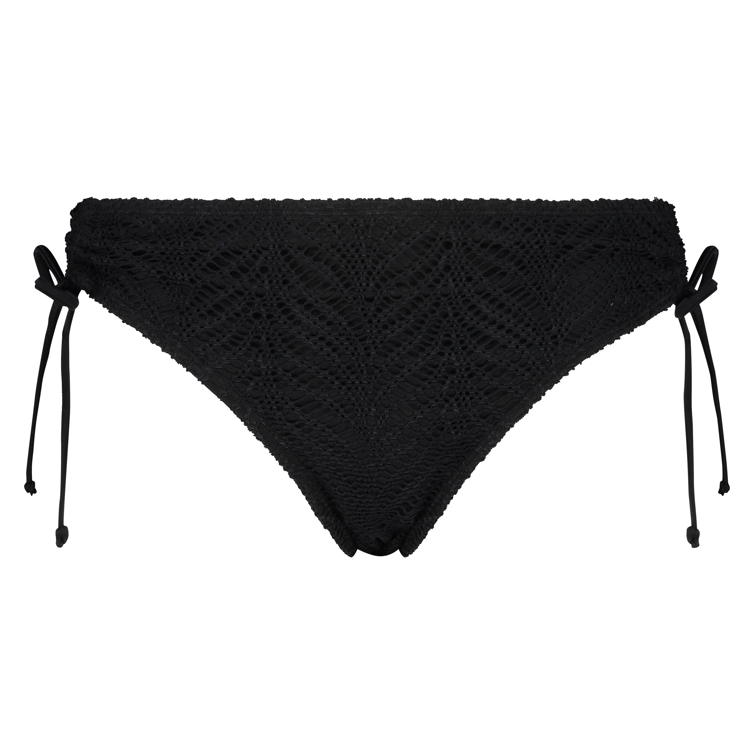 Bas de bikini Crochet, Noir, main