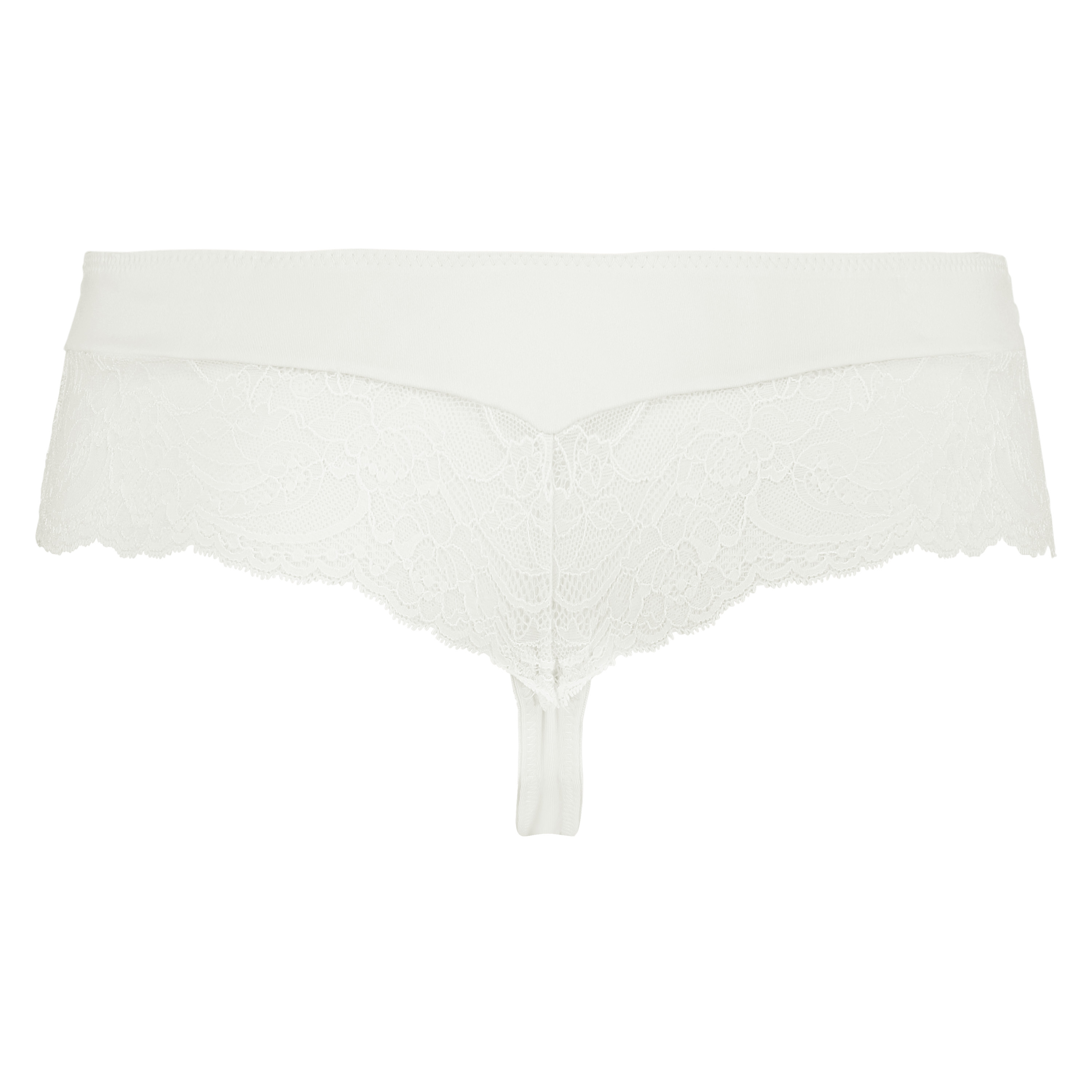 Boxer string Sophie, Blanc, main