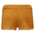 Shorts Velours Lace, Gelb
