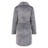 Bademantel Zip Fleece, Grau