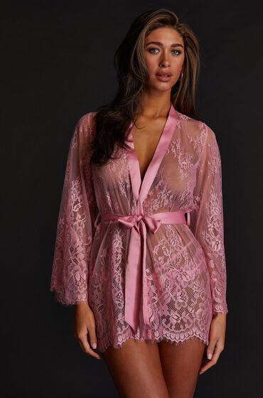 Image of Hunkemöller Kimono Lace Isabelle Rose