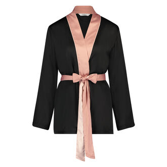 Veste de pyjama Satin Nightshade Doutzen, Bronzage