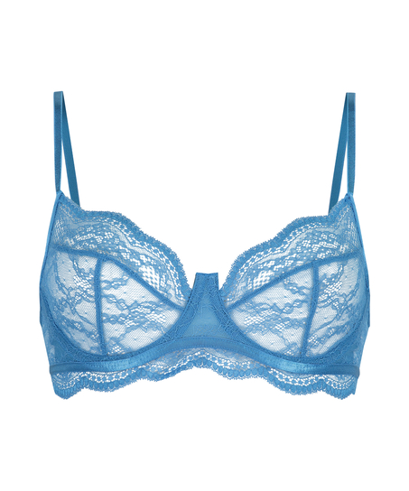 Soutien-gorge non-rembourr&eacute; &agrave; armatures Isabelle, Bleu