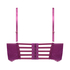Soutien-gorge à armatures non-préformé longline Monet, Violet
