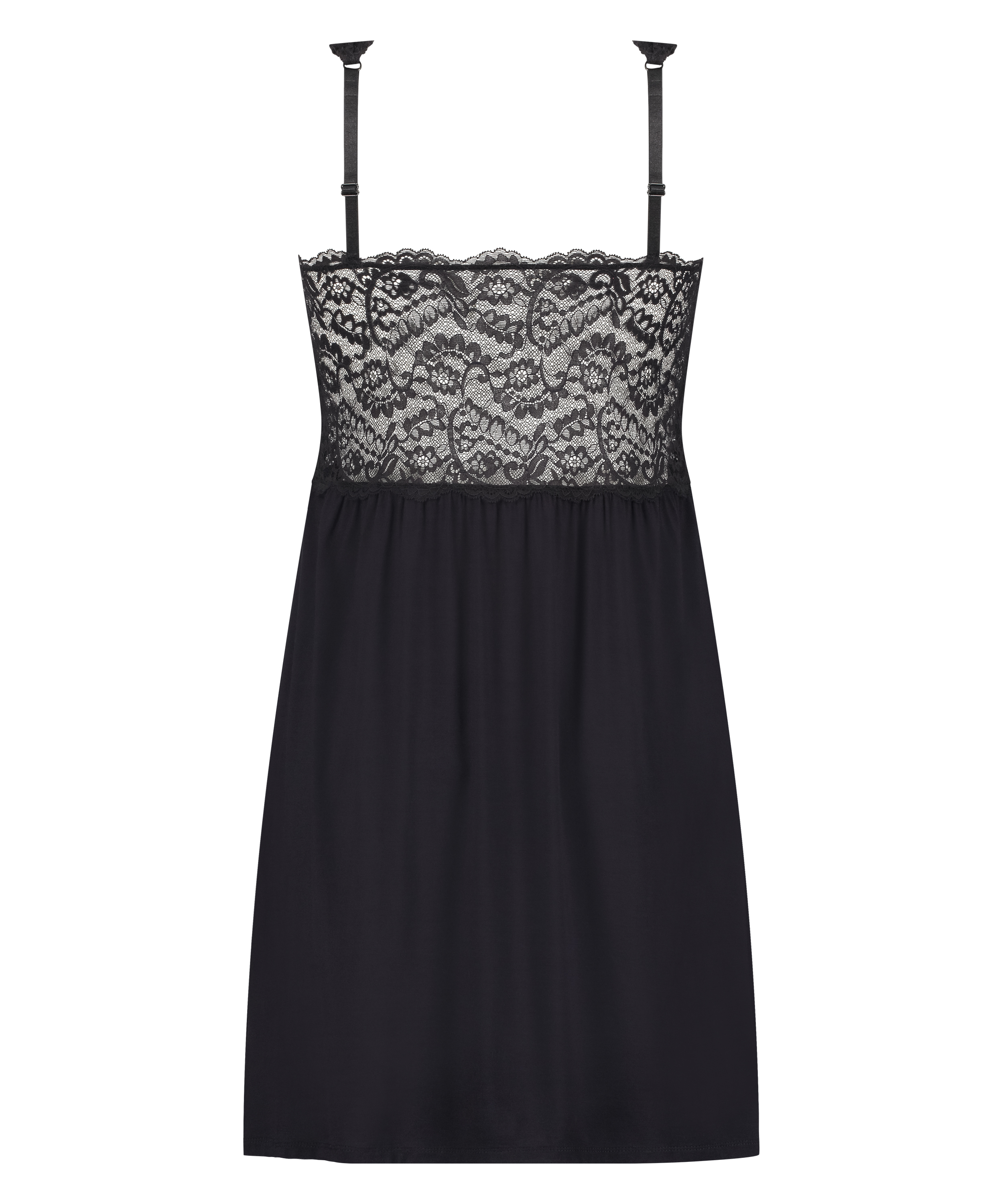 Slipdress Nora Lace, Schwarz, main