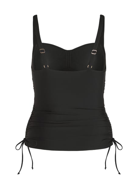 Tankini galbant Luna, Noir