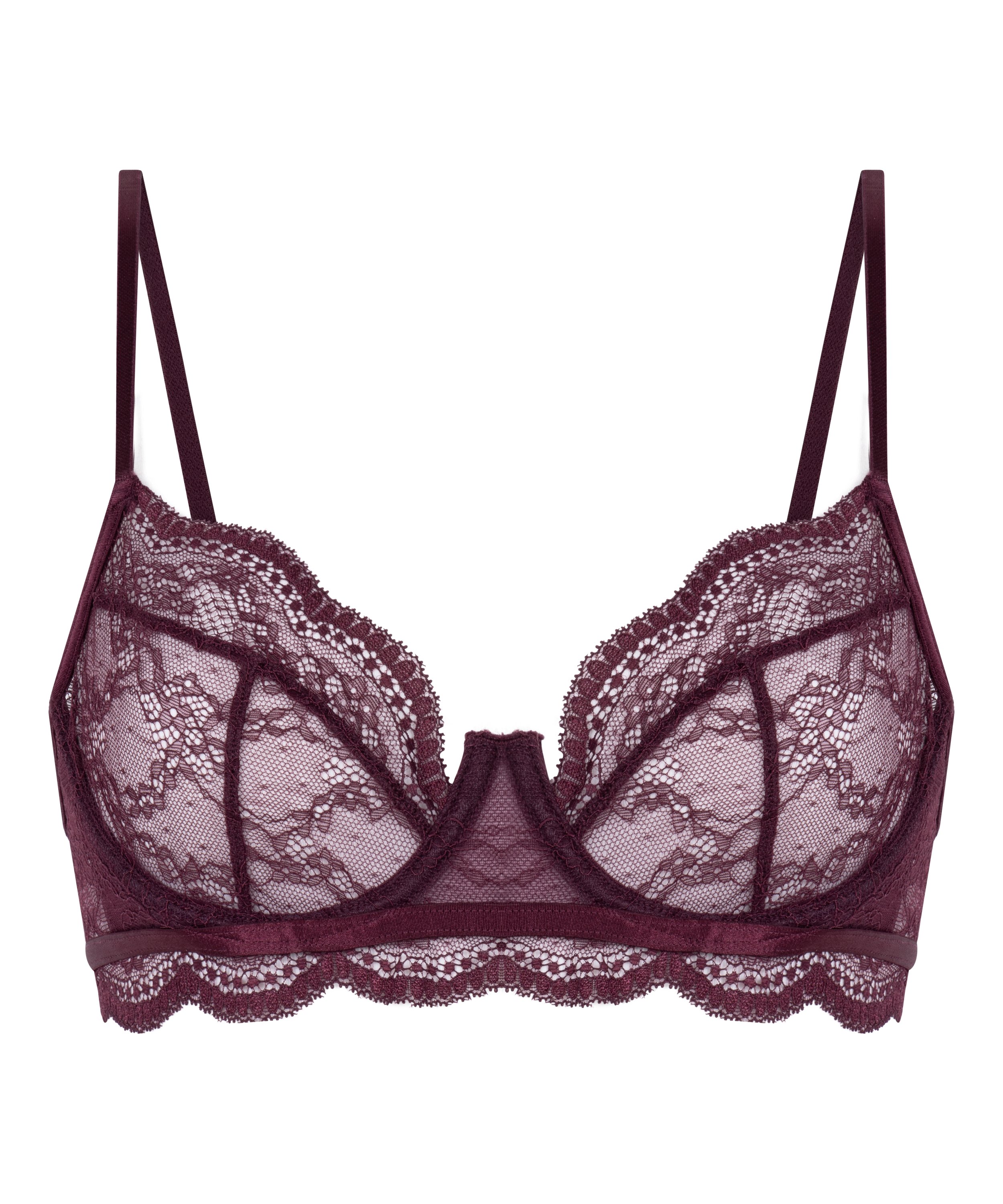 Soutien-gorge non-rembourré à armatures Isabelle, Violet, main