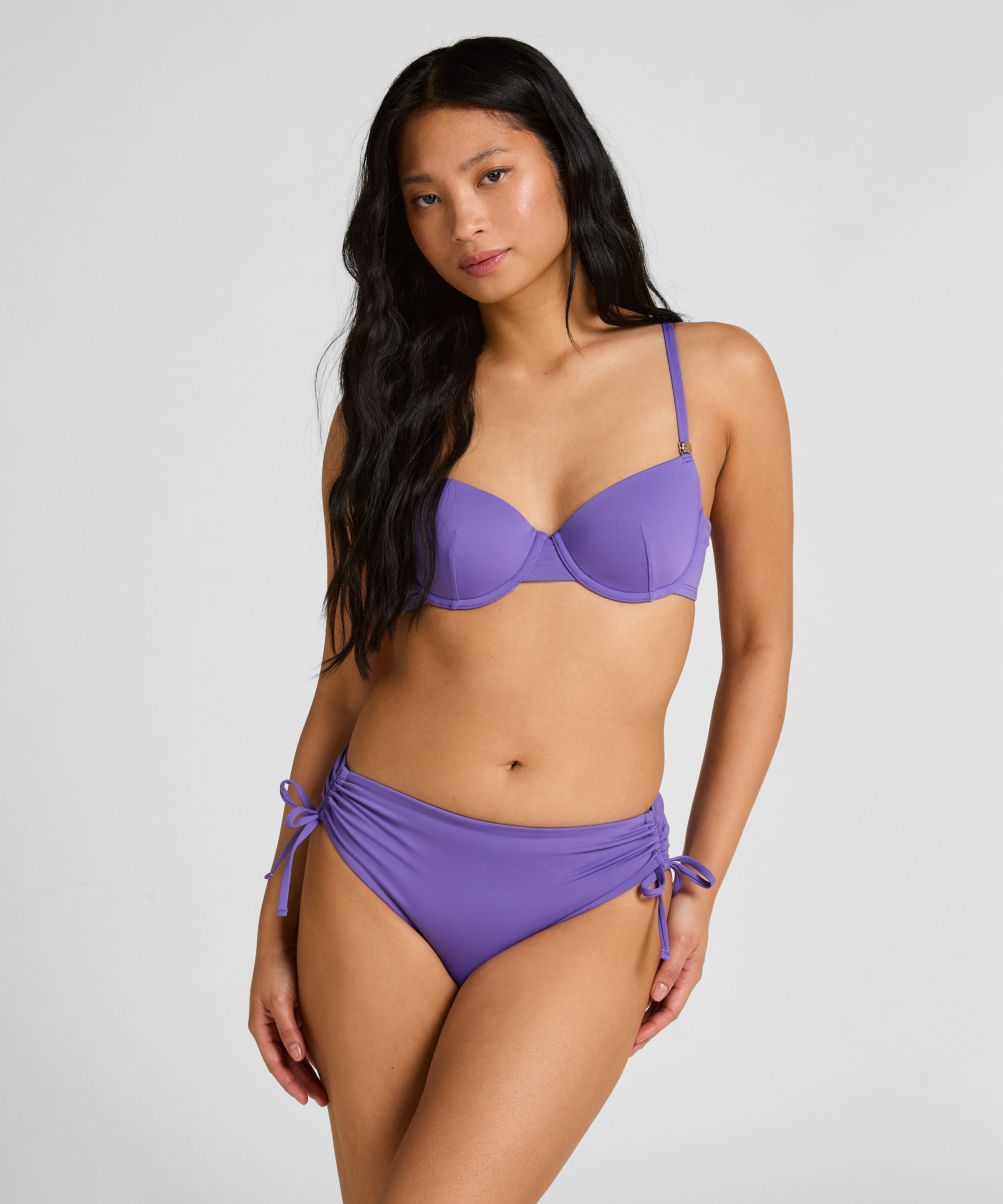 Midi Bikini Bottom Luxe, Violet Midi Bikini Bottom Luxe, Violet