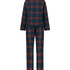 Pyjamaset Twill, Blau